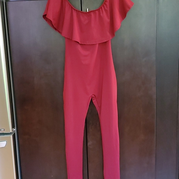 Women's off-shoulder one piece jumpsuit - Picture 1 of 4